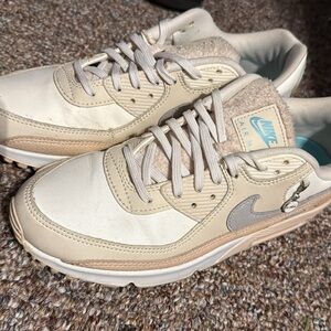 Nike Air Max Sneakers in Cream and Beige